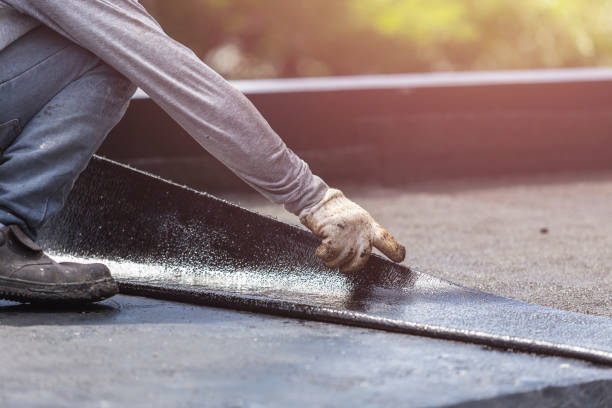 Professional Waterproofing technician working in Rogers, MN